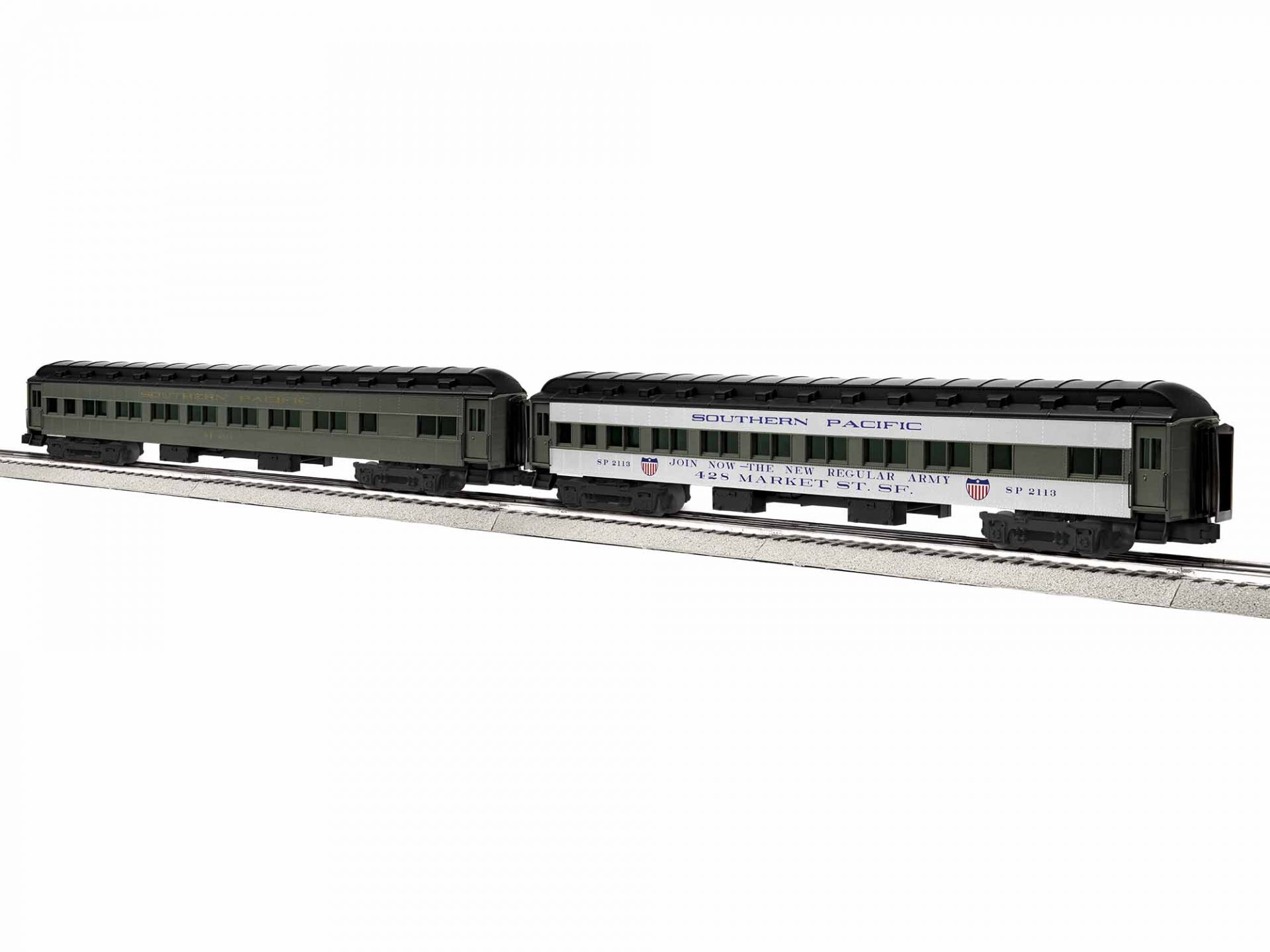 Southern Pacific 18" Coach 2-Pack #2 - SALE PRICE 25% OFF MSRP