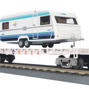 NASA FLAT CAR w/CAMPER
