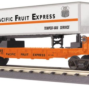 PACIFIC FRUIT EXPRESS FLAT CAR w/TRAILER