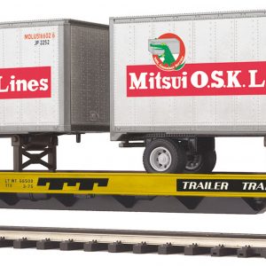 TTX Flat Car w/(2) 20' Trailers