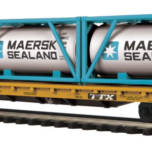 TTX  60' Flat Car w/(3) Tank Containers