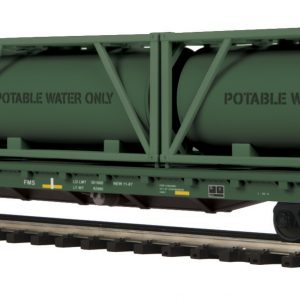 US ARMY  60' Flat Car w/(3) Tank Containers
