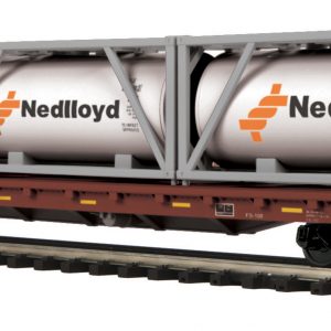 NORFOLK SOUTHERN  60' Flat Car w/(3) Tank Containers