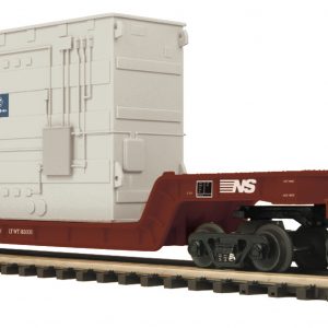 NORFOLK SOUTHERN - 75' Depressed Flat Car w/Transformer