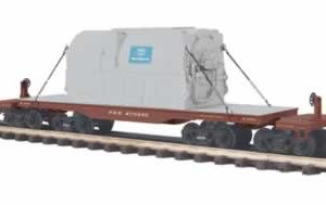 PENNSYLVANIA RR - 47' TTX HEAVY DUTY Flat Car w/Westinghouse Transformer