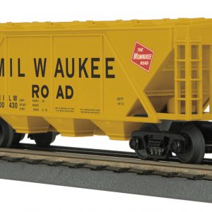 MILWAUKEE ROAD  H30A 3-Bay Covered Hopper Car